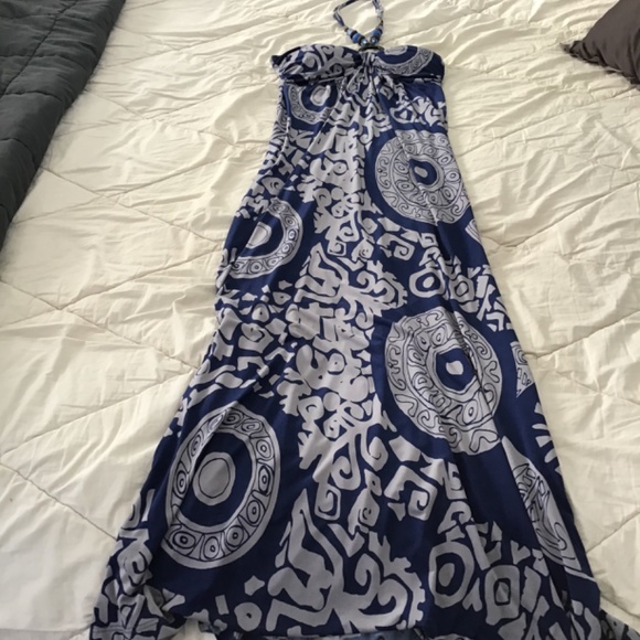 Janice necktie maxi dress - Picture 2 of 2